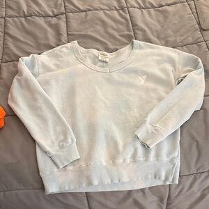 Port and Company Light Blue Women's Crewneck Sweatshirt